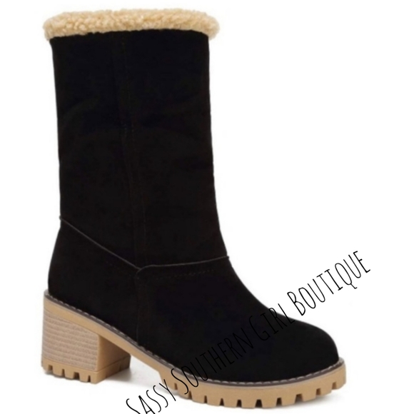 🆕⭐ Black Winter boho boots - Picture 4 of 9
